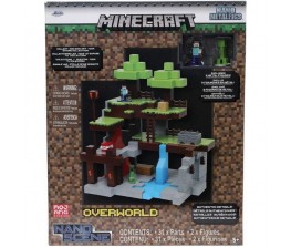 Figures SET Overworld Metalfigs Nano - Minecraft