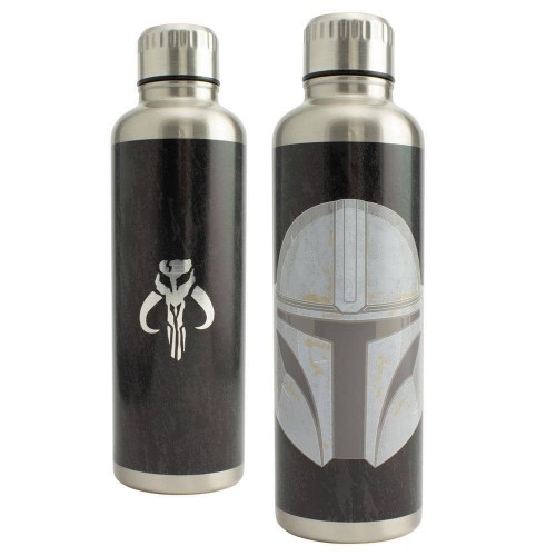Water bottle metallic The Mandalorian - Star Wars