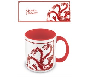 Mug Game of Thrones - Targaryen Red