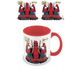 Mug Deadpool - 2 Thumbs Red