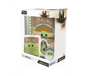 Gift set i’am all ears Mug Coaster Notebook Keychain - Star Wars