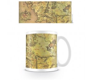 Mug map of Middle Earth - The Lord of the Rings