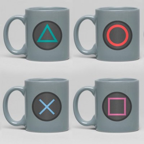 Mugs set PlayStation Buttons