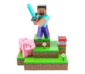 Light Figure Diorama - Minecraft