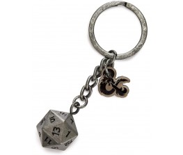Keychain dice D20 - Dungeons & Dragons