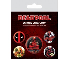 Pins Set Deadpool Marvel