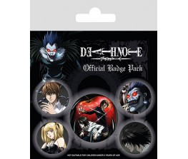 Pins Set Death Note characters