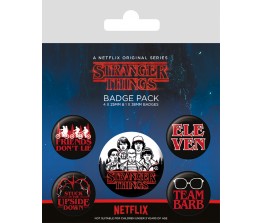 Pins Set Stranger Things - Characters