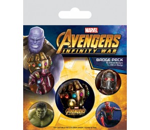 Pins Set Marvel Infinity War - Infinity Gauntlet