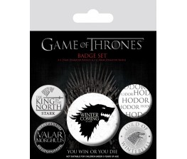 Pins Set Game of Thrones - Winter is Coming