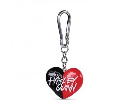 Keychain 3D Harley Quinn - Heart