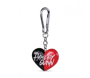 Keychain 3D Harley Quinn - Heart