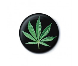 Pin Cannabis Leaf