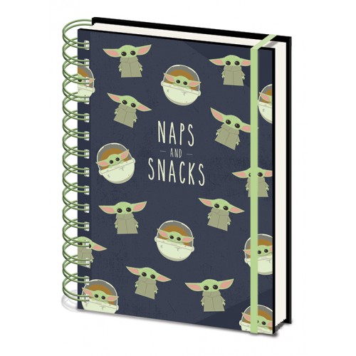 Notebook Star Wars The Mandalorian - Naps and Snacks