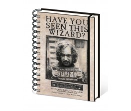 Notebook Harry Potter - Wanted Sirius Black