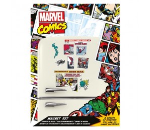 Magnet SET 23pcs Retro Heroes - Marvel