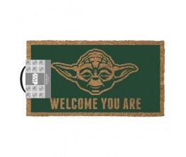 Doormat Yoda Welcome you are (slim) - Star Wars