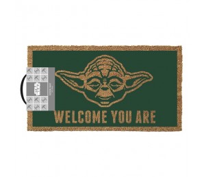 Doormat Yoda Welcome you are (slim) - Star Wars