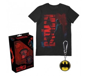 T-shirt The Batman Gotham Gift Set with keychain - DC