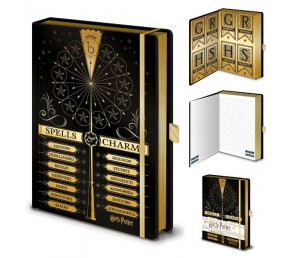 Notebook Premium Spells and Charms - Harry Potter