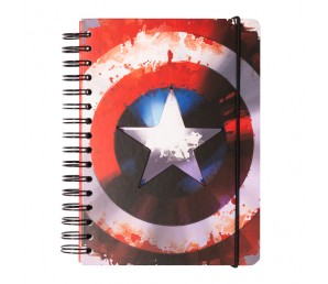 Spiral notebook Captain America - Marvel