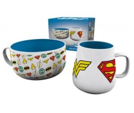 Breakfast set DC Comics Logos