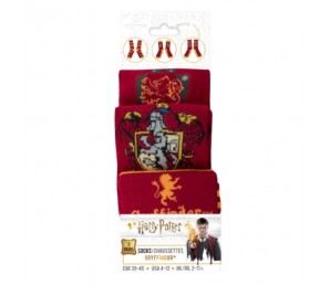 Socks Set of 3 Gryffindor - Harry Potter