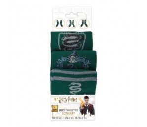 Socks Set of 3 Slytherin - Harry Potter