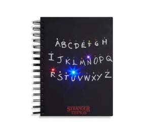 Notebook Stranger Things with LED