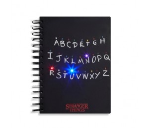 Notebook Stranger Things with LED