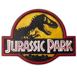 Metal Sign Jurassic Park Logo