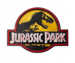 Metal Sign Jurassic Park Logo