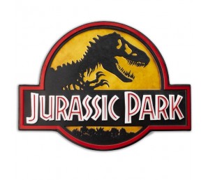 Metal Sign Jurassic Park Logo