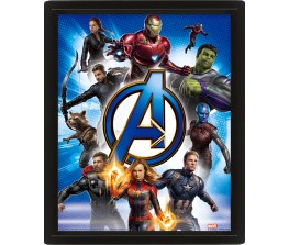 Frame 3D Avengers Endgame - Avengers Unite