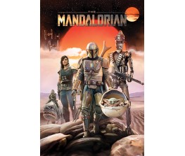 Poster Star Wars - The Mandalorian Group