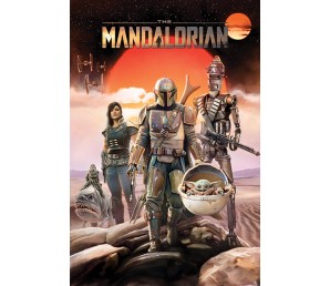 Poster Star Wars - The Mandalorian Group
