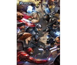 Poster Marvel Avengers Gamerverse - Face Off