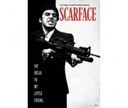 Poster Say Hello to my Little Friend - Scarface