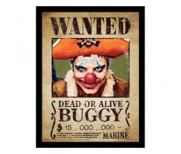 Frame Buggy Wanted Poster - One Piece