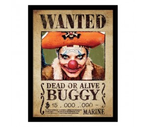 Frame Buggy Wanted Poster - One Piece