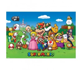 Poster Super Mario Characters