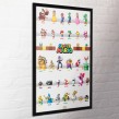 Poster Super Mario Characters Parade