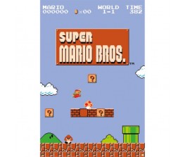 Poster Super Mario Bros World 1-1
