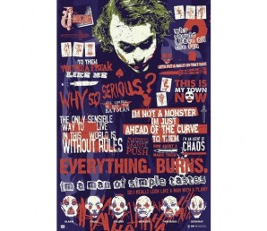 Poster Joker Infographic - DC