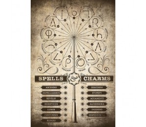 Poster Spell and Charms - Harry Potter