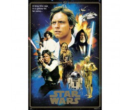 Poster Classic 40 Anniversaries - Star Wars