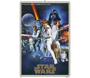 Poster Classic 40 Anniversaries B - Star Wars