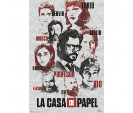 Poster Characters - La Casa De Papel