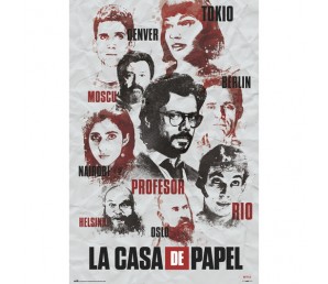 Poster Characters - La Casa De Papel