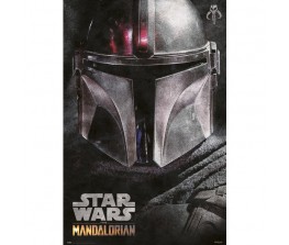 Poster The Mandalorian Helmet - Star Wars
